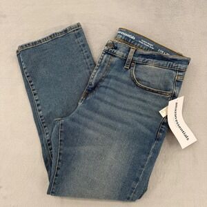 Amazon Essentials Mens Bootcut Straight‎ Jeans Medium Wash Size 35W x 29L